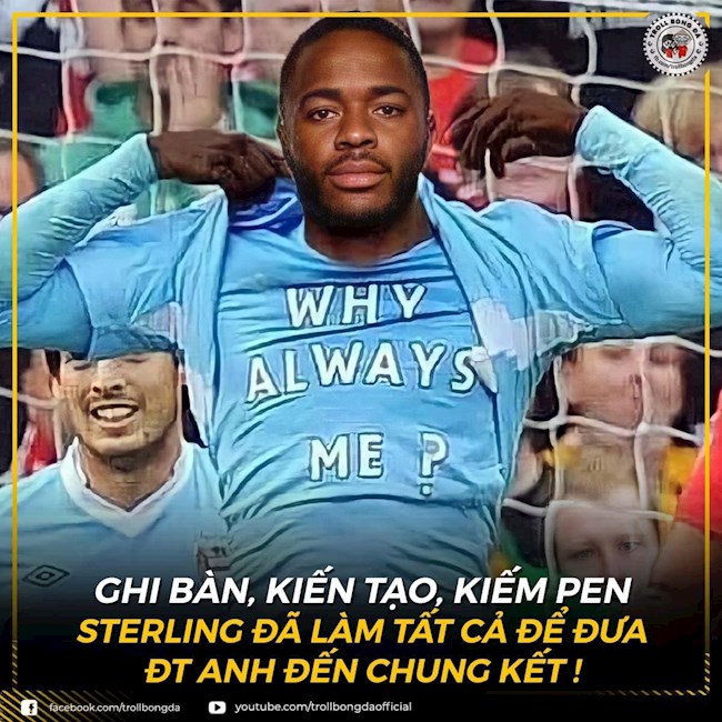 Một lần nữa Sterling lại tỏa sáng trong trận đấu của tuyển Anh ở Euro 2020