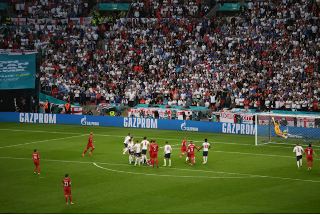 Đan Mạch khiến Anh nhận bàn thua đầu tiên ở Euro 2020