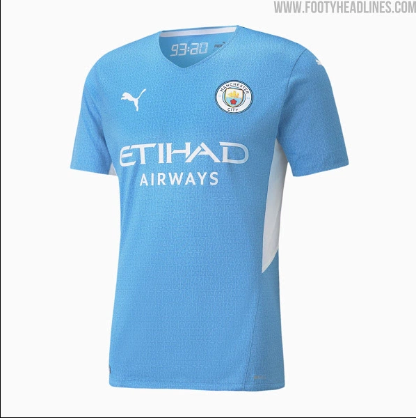 Mẫu áo được cho là của Man City mùa tới