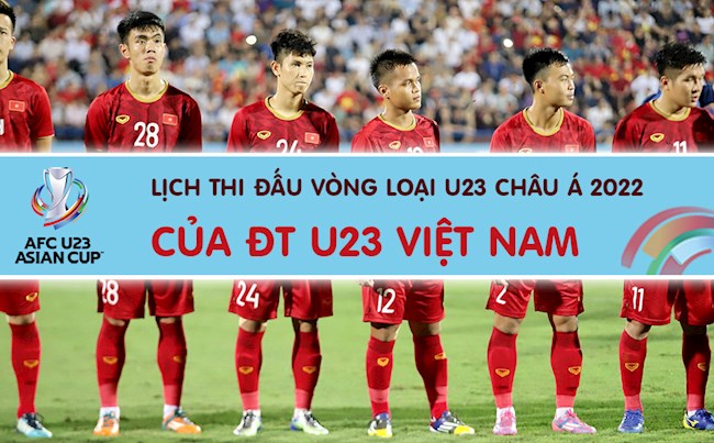Lịch thi đấu VL U23 châu Á 2022 của ĐT U23 Việt Nam
