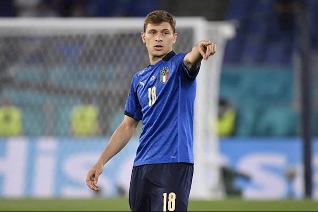 Tiền vệ Nicolo Barella có thể ngồi dự bị ở trận chung kết Euro