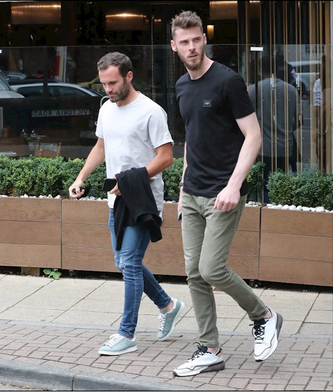 Bộ đôi cầu thủ người Tây Ban Nha - Juan Mata và David de Gea