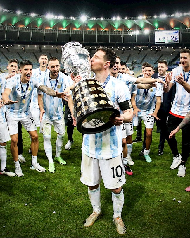 Lionel Messi vô địch Copa America 2021 vào ngày 10/7