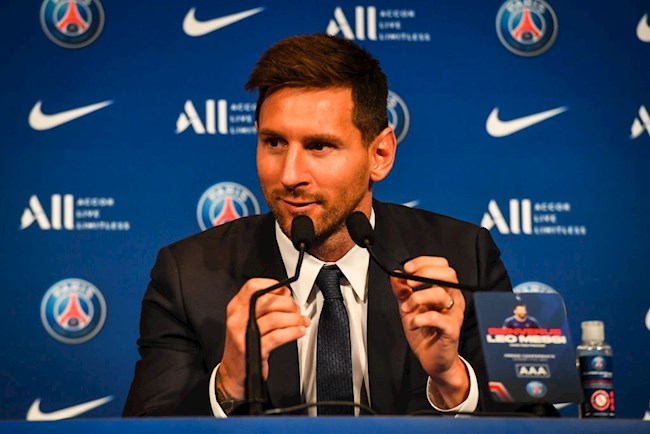 Họp báo Messi gia nhập PSG: Tôi muốn vô địch C1, sẽ rất áp lực nếu phải đối đầu Barca