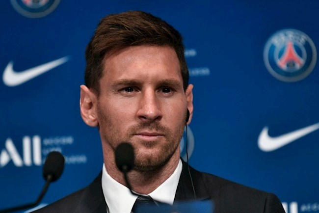 Họp báo Messi ra mắt PSG