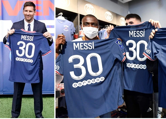 VIDEO: CĐV PSG xếp hàng mua áo của Lionel Messi