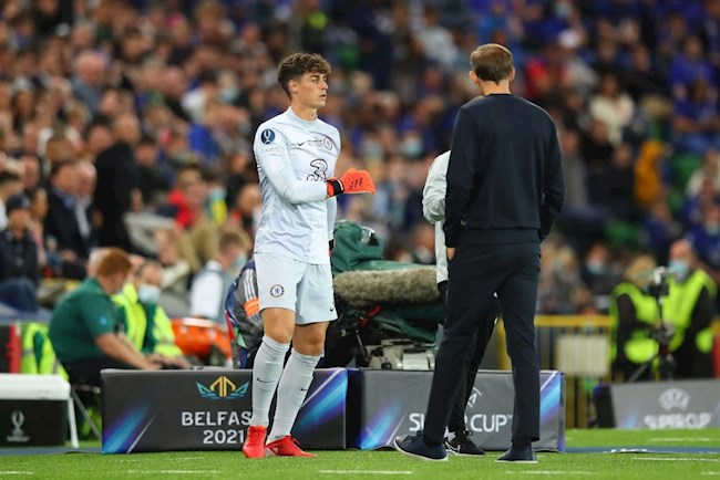 Kepa vào sân bắt penalty Kepa vào sân bắt penalty