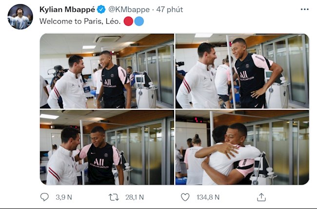 Mbappe khẳng định mình hoàn toàn thoải mái với Messi
