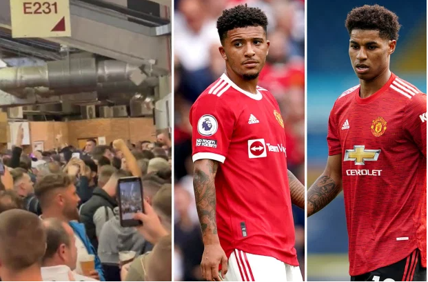 CĐV Leeds có hành động xấu hổ với Sancho và Rashford CĐV Leeds có hành động xấu hổ với Sancho và Rashford