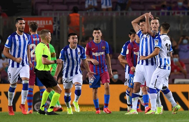 Sociedad bất ngờ gỡ được 2 bàn vào cuối trận Sociedad bất ngờ gỡ được 2 bàn vào cuối trận