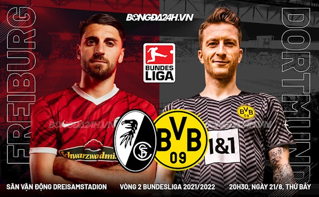 Nhận định, dự đoán Freiburg vs Dortmund 20h30 ngày 21/8 (Bundesliga 2021/22)