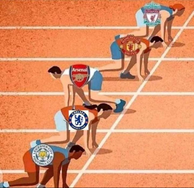 Trong khi các đội bóng khác tiến về đích thì Arsenal lại đi ngược Trong khi các đội bóng khác tiến về đích thì Arsenal lại đi ngược