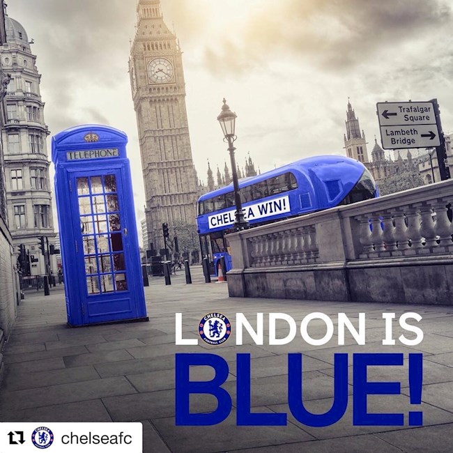 Thành London bây giờ có màu xanh Thành London bây giờ có màu xanh