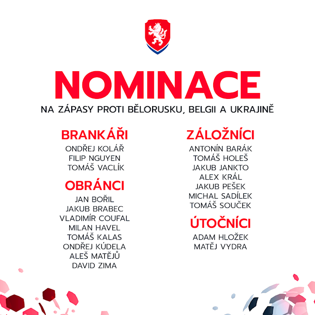 Filip Nguyễn trở lại ĐT Séc