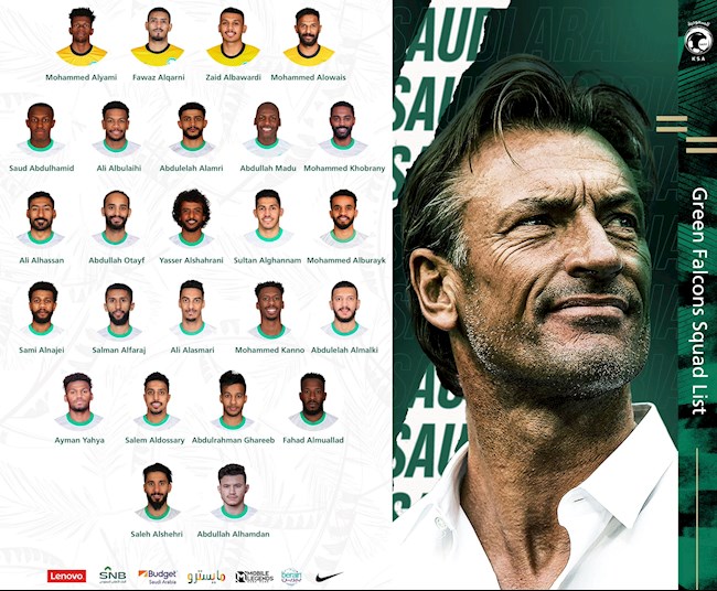 Danh sách hội quân của Saudi Arabia Danh sách hội quân của Saudi Arabia