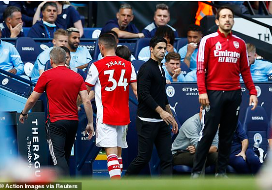 Arsenal thua Man City 0-5