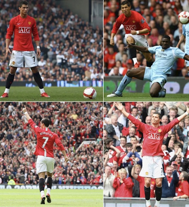 Bàn thắng cuối cùng của Ronaldo cho MU vào lưới Man City Bàn thắng cuối cùng của Ronaldo cho MU vào lưới Man City