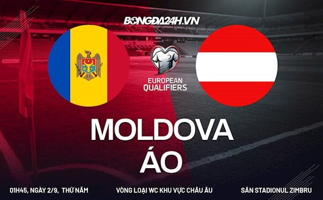 Nhận định, dự đoán Moldova vs Áo 1h45 ngày 2/9 (Vòng loại World Cup 2022)