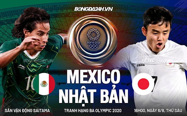 Kết quả Olympic hôm nay 6/8/2021:Thắng thuyết phục Nhật Bản, Mexico giành HCĐ môn bóng đá nam