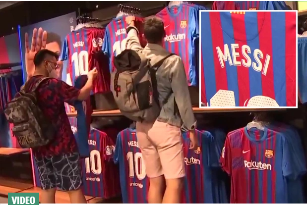 NHM Barca vẫn mua áo đấu của Messi