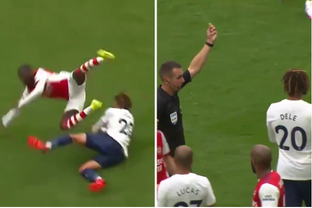 Dele Alli bị chỉ trích vì vào bóng thô bạo với Nicolas Pepe Dele Alli bị chỉ trích vì vào bóng thô bạo với Nicolas Pepe