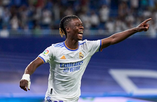 Camavinga ghi bàn ngay trận ra mắt Real Madrid