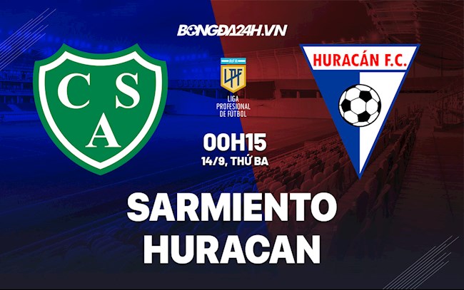 Nhận định, dự đoán Sarmiento vs Huracan 0h15 ngày 14/9 (VĐQG Argentina 2021)