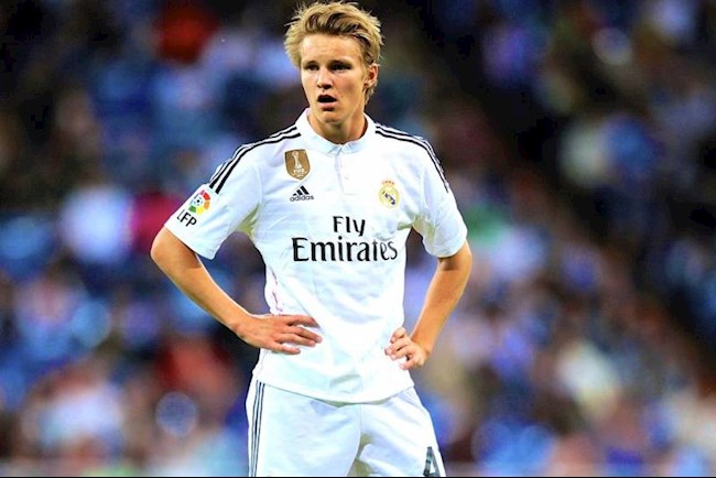Odegaard thất bại ở Real Madrid