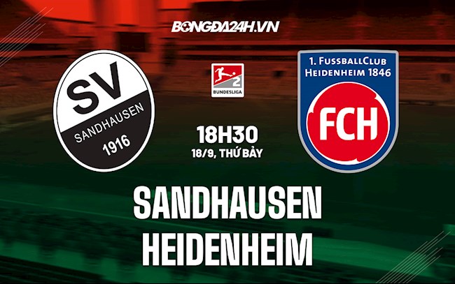 Soi kèo Sandhausen vs Heidenheim Hạng 2 Đức 2021/22 Soi kèo Sandhausen vs Heidenheim Hạng 2 Đức 2021/22