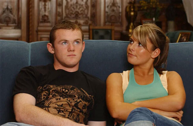 Rooney và Coleen từ khi còn trẻ