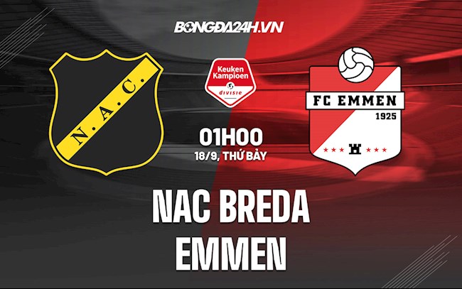 Nhận định NAC Breda vs Emmen 1h00 ngày 18/9 (Hạng 2 Hà Lan 2021/22)