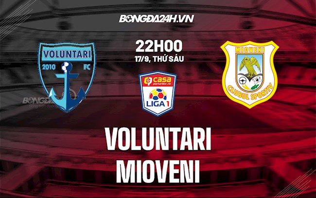 Nhận định,  Voluntari vs Mioveni 22h00 ngày 17/9 (VĐQG Romania 2021/22)