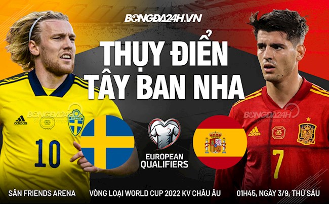 Nhận định Thụy Điển vs Tây Ban Nha (1h45 ngày 3/9): Chung một nỗi niềm