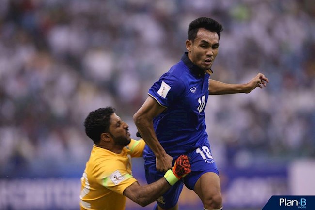 ĐT Thái Lan từng chơi vô cùng kiên cường trên sân của Saudi Arabia ĐT Thái Lan từng chơi vô cùng kiên cường trên sân của Saudi Arabia