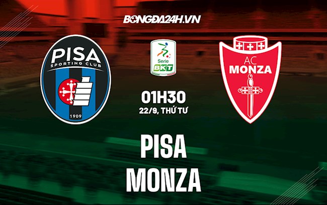 Soi kèo Pisa vs Monza Hạng 2 Italia