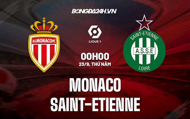 Nhận định bóng đá Monaco vs St.Etienne 0h00 ngày 23/9 (Ligue 1 2021/22)