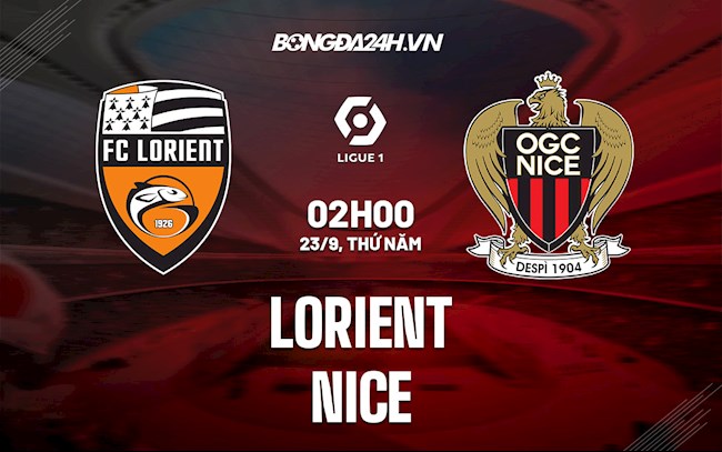 Nhận định bóng đá Lorient vs Nice 2h ngày 23/9 (VĐQG Pháp 2021/22)