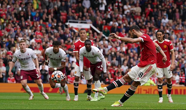 Bruno Fernandes lần thứ 2 đá hỏng 11m trong màu áo MU