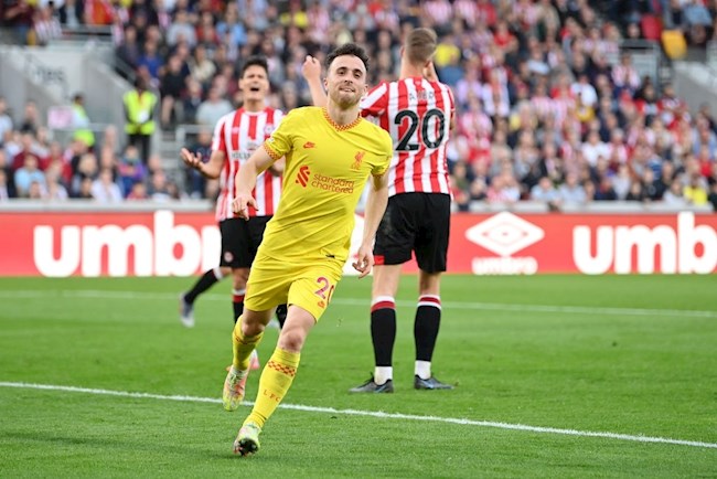 Diogo Jota gỡ hòa 1-1 cho Liverpool Diogo Jota gỡ hòa 1-1 cho Liverpool