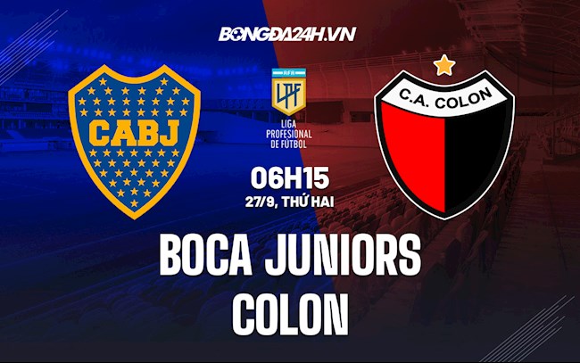 Nhận định Boca Juniors vs Colon 6h15 ngày 27/9 (VĐQG Argentina 2021)