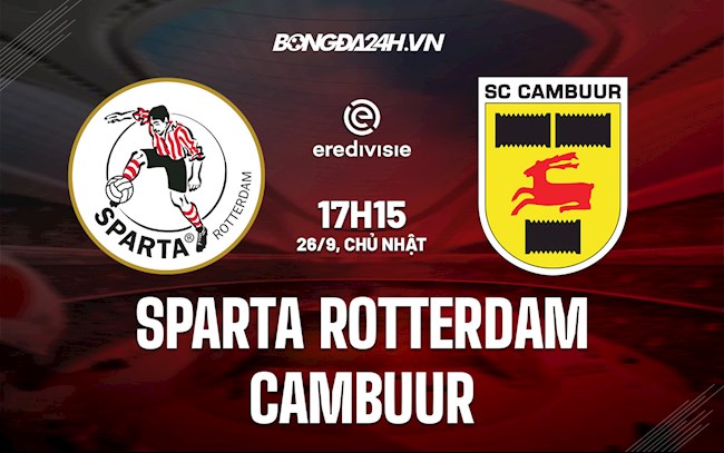 Soi kèo Sparta Rotterdam vs Cambuur VĐQG Hà Lan