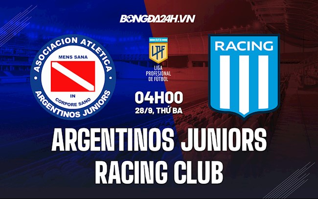 Nhận định Argentinos Juniors vs Racing Club 4h00 ngày 28/9 (VĐQG Argentina 2021/22)
