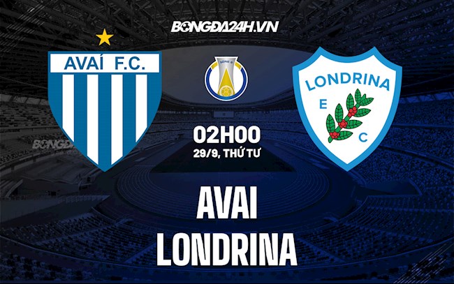 Nhận định, dự đoán Avai vs Londrina 2h00 ngày 29/9 (Hạng 2 Brazil 2021)