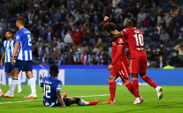 Porto 1-5 Liverpool Salah Mane