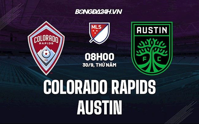 Nhận định bóng đá Colorado Rapids vs Austin 8h ngày 30/9 (Nhà nghề Mỹ 2021)