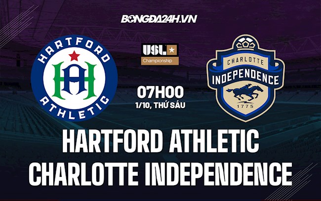 Soi kèo Hartford Athletic vs Charlotte Independence Hạng Nhất Mỹ 2021/22