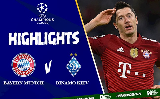 Video Bayern Munich vs Dynamo Kiev cúp C1