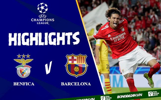 Video bóng đá Benfica vs Barca Cúp C1 2021: Thảm bại