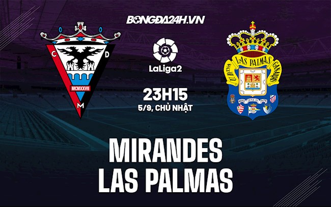 Soi kèo Mirandes vs Las Palmas Hạng 2 Tây Ban Nha