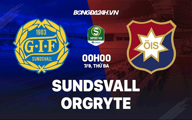 Soi kèo Sundsvall vs Orgryte Hạng 2 Thụy Điển